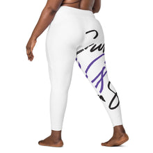 Load image into Gallery viewer, Curvy Girl Swag Crossover leggings with pockets