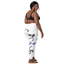 Load image into Gallery viewer, Curvy Girl Swag Crossover leggings with pockets
