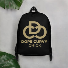 Load image into Gallery viewer, DCC Black and Gold Minimalist Backpack
