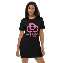 Load image into Gallery viewer, DCC Tshirt dress - Pink (If you wanted a fitted look, size down)