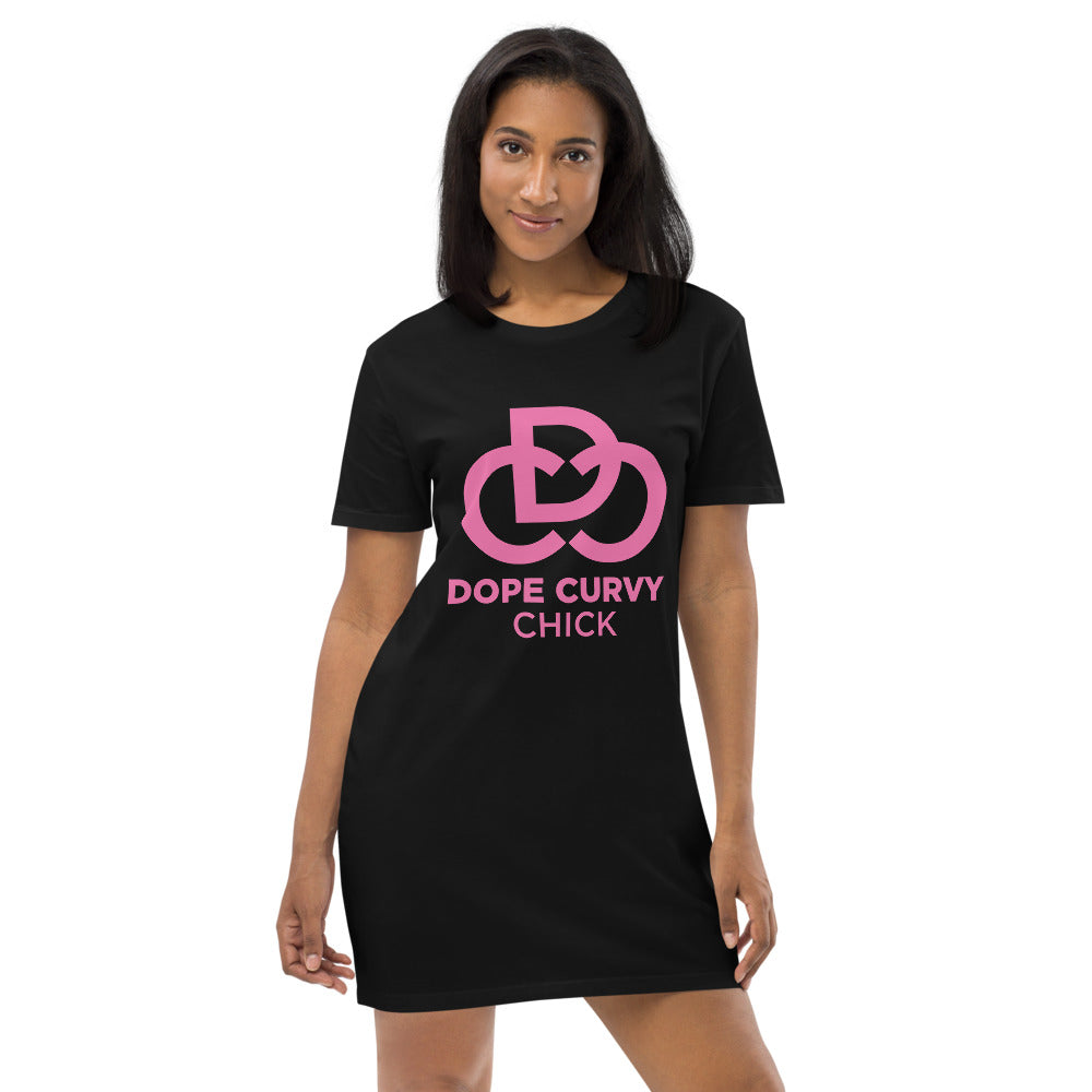 DCC Tshirt dress - Pink (If you wanted a fitted look, size down)