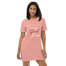 Load image into Gallery viewer, Curvy Girl Swag t-shirt dress (If you wanted a fitted look, size down)