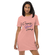 Load image into Gallery viewer, DCC T-shirt dress - White (If you wanted a fitted look, size down)