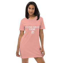Load image into Gallery viewer, It's The Curves For Me Organic cotton t-shirt dress