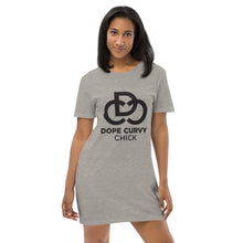 Load image into Gallery viewer, DCC T-shirt dress - Black (If you wanted a fitted look, size down)

