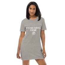 Load image into Gallery viewer, It&#39;s The Curves For Me Organic cotton t-shirt dress
