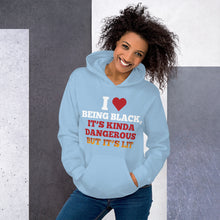 Load image into Gallery viewer, I Love Being Black Unisex Hoodie