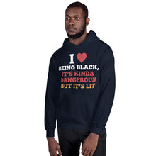 Load image into Gallery viewer, I Love Being Black Unisex Hoodie