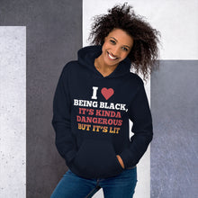 Load image into Gallery viewer, I Love Being Black Unisex Hoodie