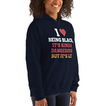 Load image into Gallery viewer, I Love Being Black Unisex Hoodie