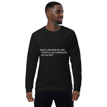Load image into Gallery viewer, Go Off Unisex organic raglan sweatshirt
