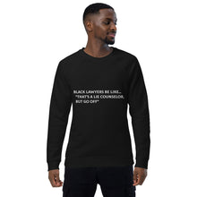 Load image into Gallery viewer, Go Off Unisex organic raglan sweatshirt