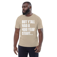 Load image into Gallery viewer, 400 Year Start Men&#39;s Unisex organic cotton t-shirt
