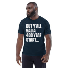 Load image into Gallery viewer, 400 Year Start Men&#39;s Unisex organic cotton t-shirt
