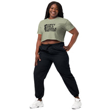 Load image into Gallery viewer, Curvy Girls Cuddle Better Women’s crop top

