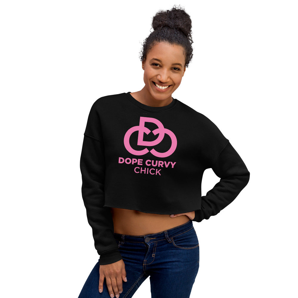 DCC Crop Sweatshirt w/Pink – Dope Curvy Chick