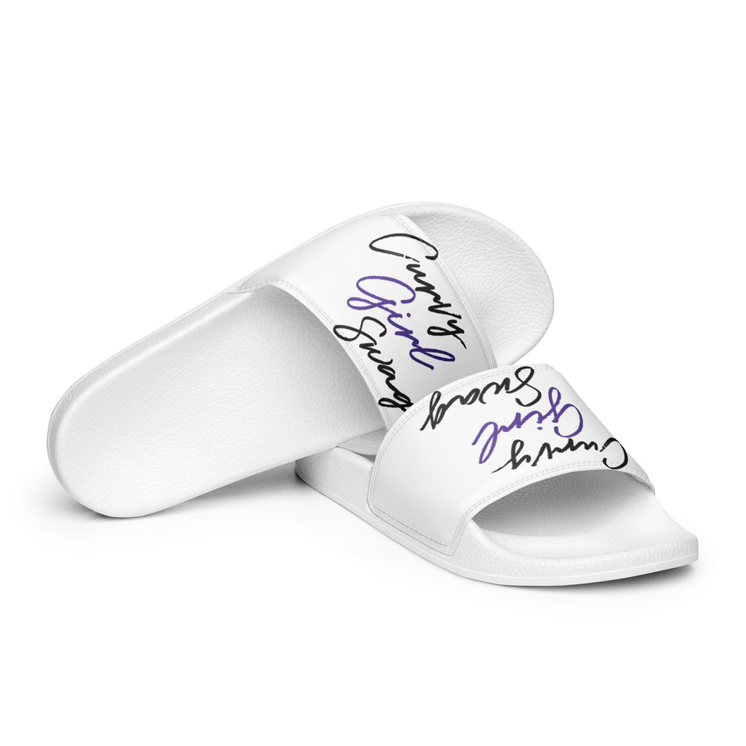 Curvy Girl Swag Women's slides